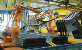 中国汽车制造商使用视觉引导机器人安全地处理零件